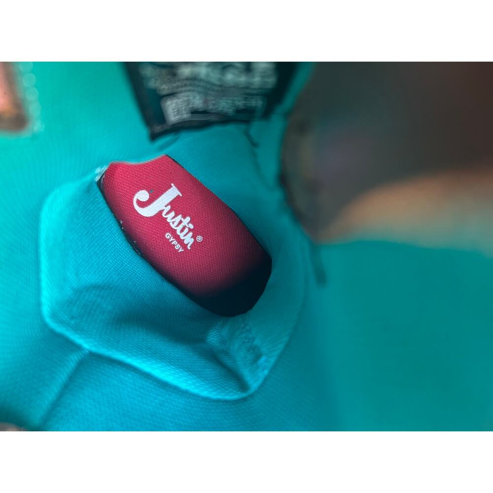 Justin gypsy women’s brown cowgirl steel toe waterproof boots size 6.5 - Picture 10 of 10